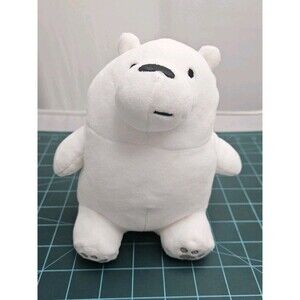We Bare Bears Plush White Polar Bear Cartoon Network Toy Factory 9”